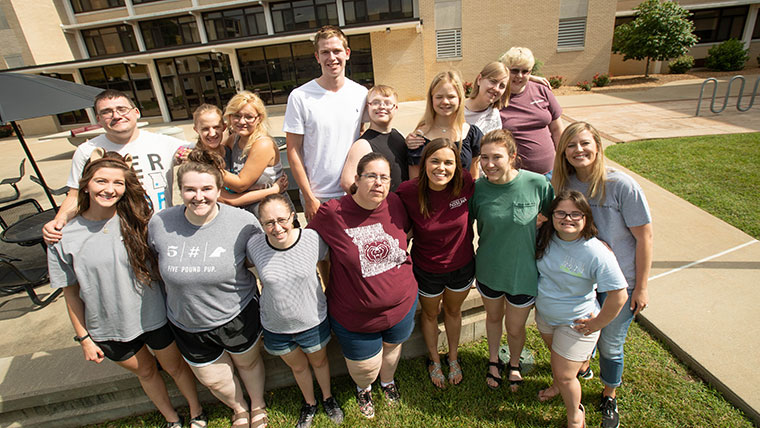 Bear POWER students and staff gather for a group photo.