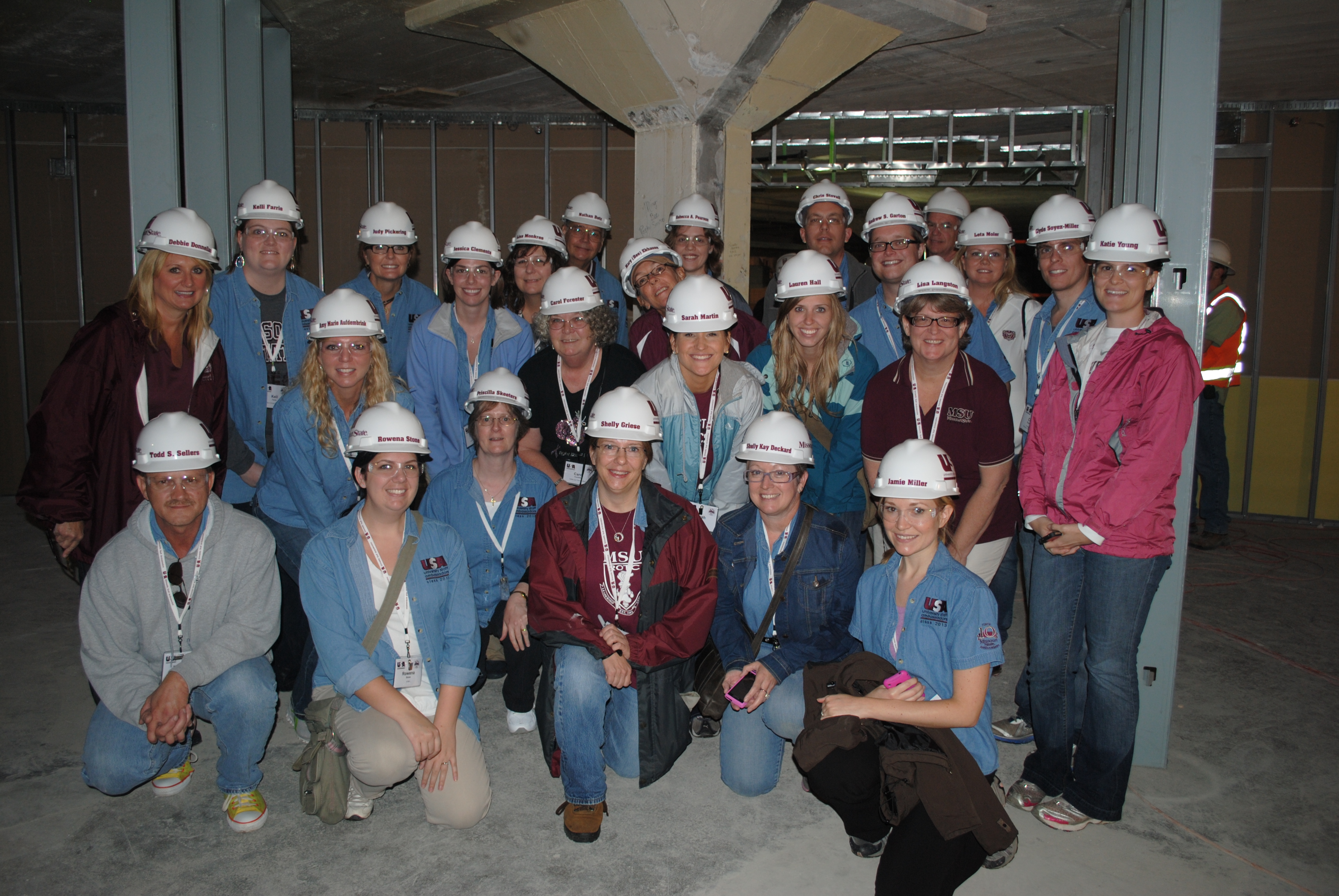 Group Picture 2013 - Hard hats