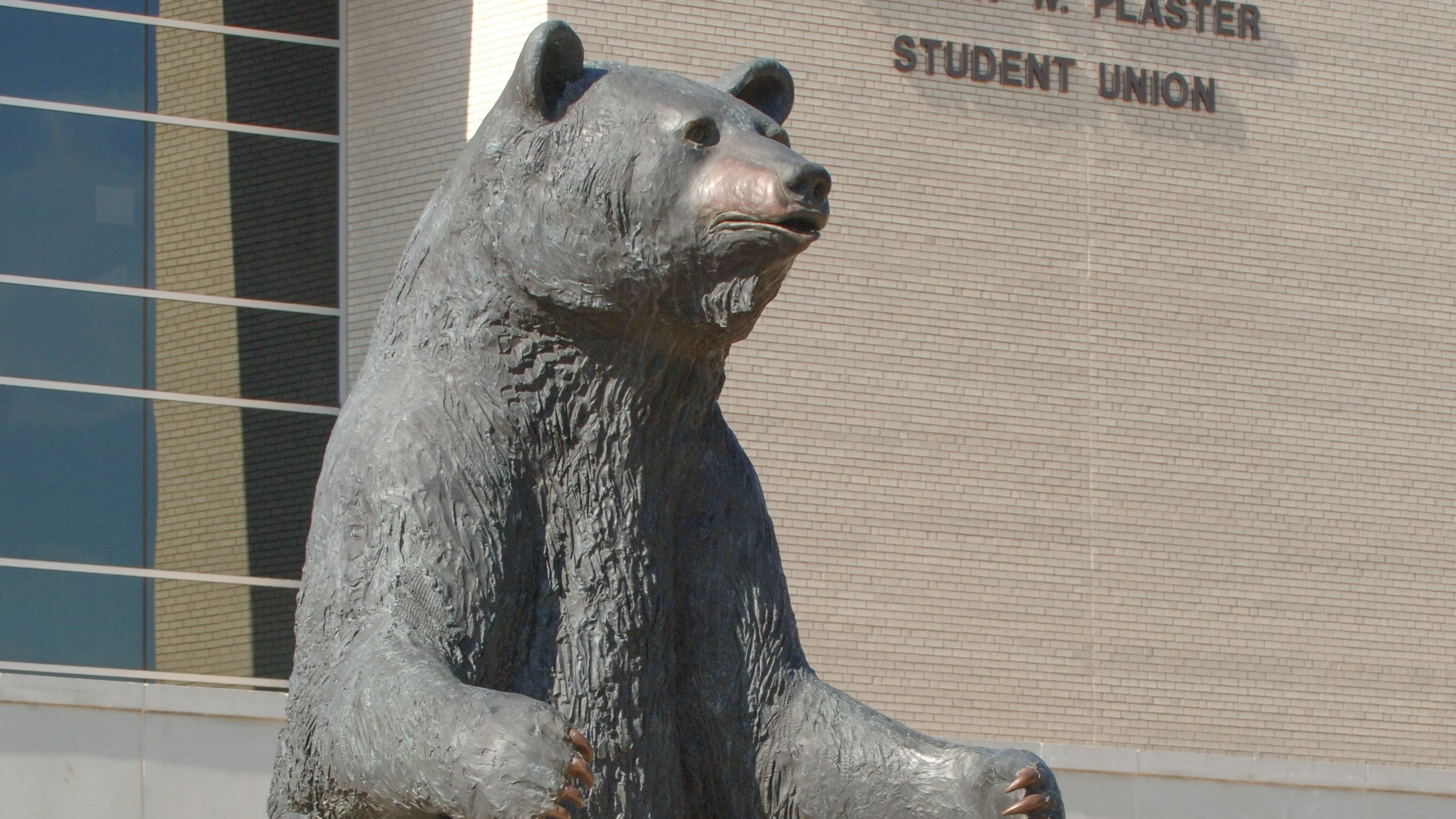 Bear Statue in front of the PSU