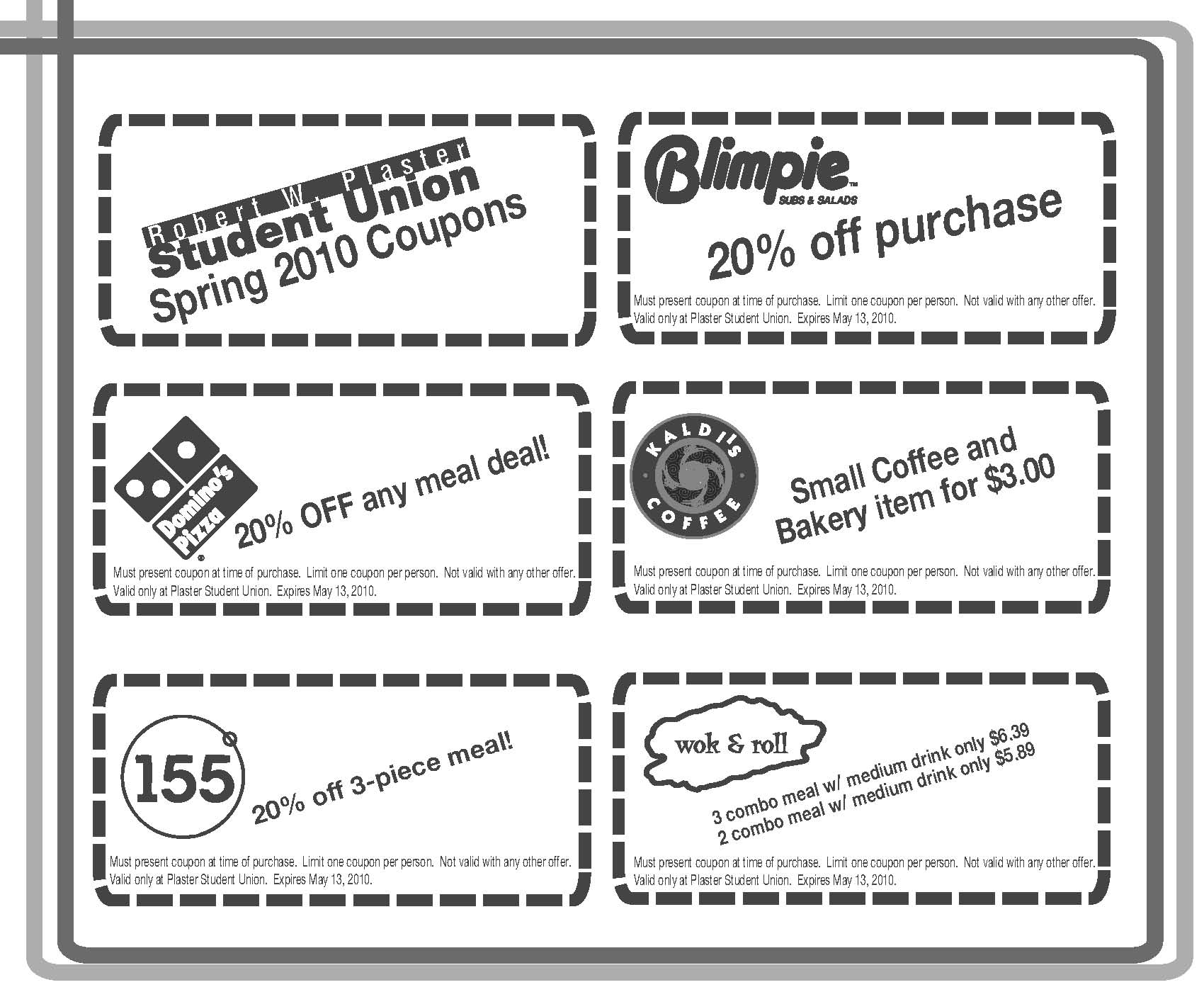 Spring 2010 Coupons