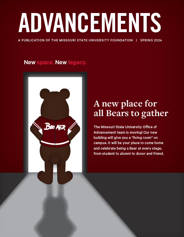 Spring 2024 Advancements Magazine cover