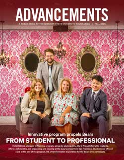 Fall 2023 Advancements Magazine cover
