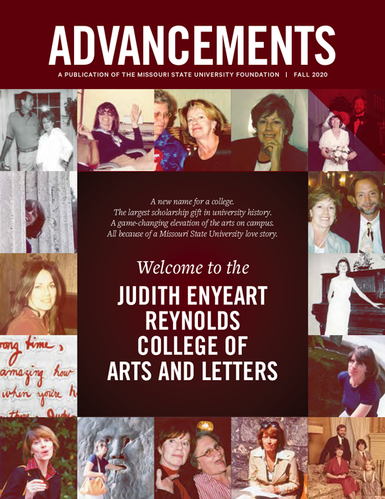Fall 2020 Advancements Magazine cover