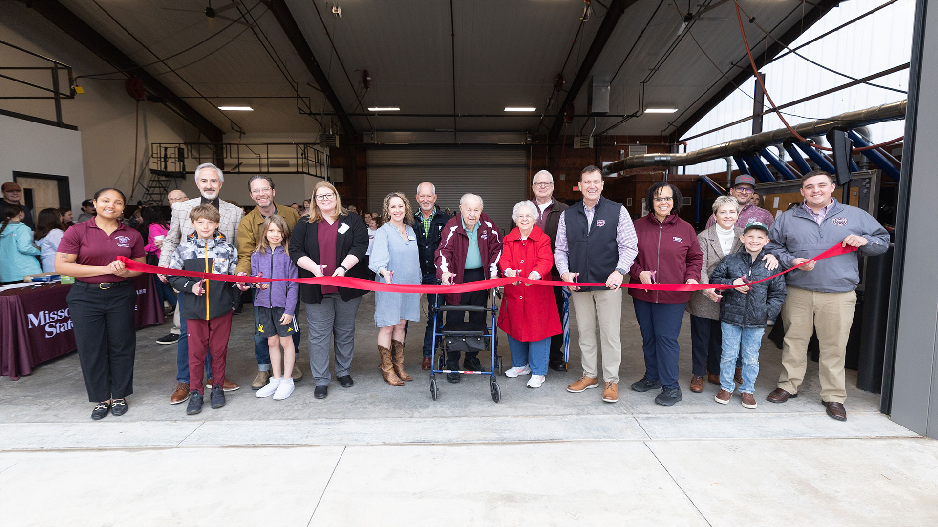 The College of Agriculture hosted a ribbon cutting for the Ag Innovation Hub and Small Animal Education Center on Darr Difference Day.
