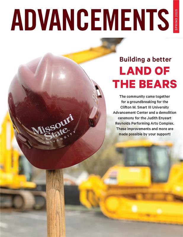Spring 2025 Advancements Magazine cover