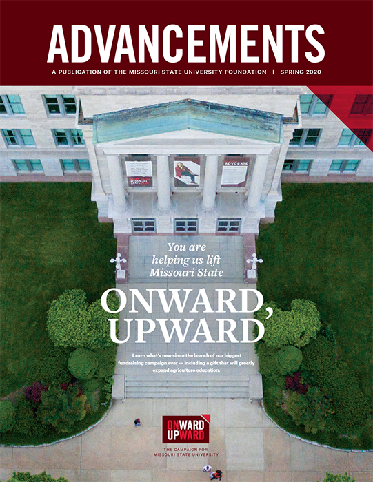 Spring 2020 Onward Upward Advancements Magazine cover