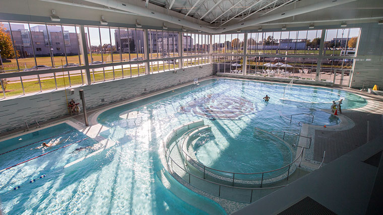 Pool at the Foster Recreation Center.